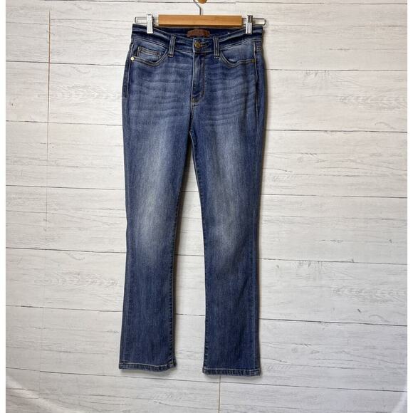 Judy Blue Denim - Judy Blue Jeans Womens Size 7/28 Medium Wash Skinny Fit Capri Stretch Comfort